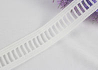 Flat Ladder Water Soluble Lace Trim , Decorative Lace Edging For Underwear / Garments