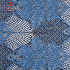 Embroidered Voile Lace Fabric For Wedding Dresses Cricking Color Fastness