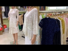 3CM कशीदाकारी दुल्हन फीता अफ्रीकी जाल नायलॉन / पॉलिएस्टर