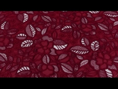 कढ़ाई 100% पॉलिएस्टर कपास फीता रिबन Guipure फीता ट्रिम