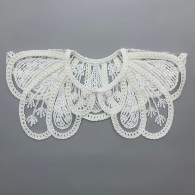 कस्टमाइज करने योग्य गोल एप्लीकेशन फीता कॉलर